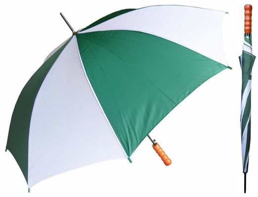 Weatherproof 23 Inch Automatic Stick Umbrella With J Shape Handle