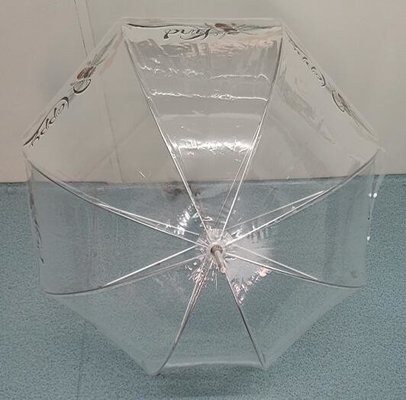 TUV Automatic Open Clear POE Kids Compact Umbrella 100cm