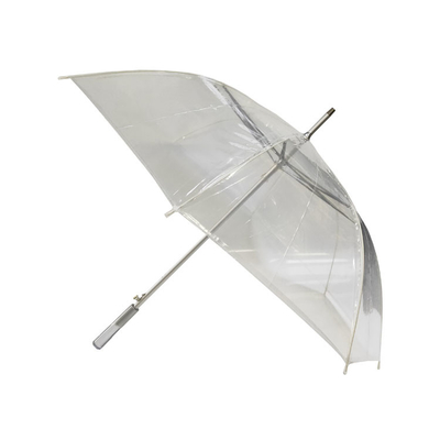 Auto Open Windproof Aluminum Frame Transparent Rain Umbrella 23 Inches