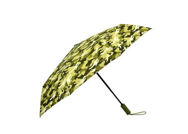 Customized Automatic Travel Umbrella Camouflage Pattern Colorful Handle
